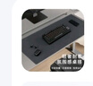 鐳拓（Rantopad）H7+ 包邊游戲鼠標(biāo)墊 超大號仿膚桌墊 加厚鍵盤墊 皮紋深灰 曬單實(shí)拍圖