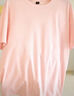 SPAO210g純棉圓領(lǐng)短款短袖T恤男女同款夏季新款舒適上衣SPDX25SD01XY 藏青 #純色 3XL 曬單實(shí)拍圖