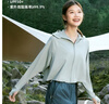 蕉下（beneunder）防曬衣女防曬服涼感披肩休閑戶外遠山灰L 曬單實拍圖