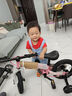 QPlay兒童自行車(chē)1-3-6歲平衡車(chē)二合一兒童單車(chē)腳踏車(chē)12寸miniby陶釉粉 曬單實(shí)拍圖