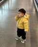 G.DUCKKIDS小黃鴨兒童羽絨棉服秋冬男女童棉襖嬰兒棉衣小童寶寶加厚保暖外套 黃色 80 尺碼6-12月【75-85cm】 曬單實拍圖
