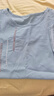 尚簡(jiǎn)紛文藝復(fù)古短袖女刺繡棉麻圓領(lǐng)秋季新款寬松休閑T恤套頭上衣女 藍(lán)色 2XL 建議140-160斤 曬單實(shí)拍圖