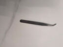 NS不銹鋼防靜電鑷子特尖頭彎嘴直頭圓頭扁嘴套裝夾子工具 直頭12.5cm 曬單實(shí)拍圖