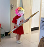 古妮婭哪吒衣服漢服兒童cos服裝男女童國(guó)風(fēng)套裝110 曬單實(shí)拍圖