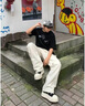 尚足力輕奢潮牌大頭德比鞋男夏季透氣情侶百搭增高板鞋女厚底休閑皮鞋 黑白【男女同款】 38 曬單實拍圖