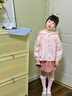 G.DUCKKIDS小黃鴨童裝女童薄外套2025新款冰絲速干防曬衣夏季兒童透氣空調(diào)衫 粉蕾絲蝴蝶結(jié) 130 (建議115-125cm 5.2-7周歲) 曬單實拍圖