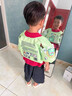 薇歐漫德國浮力兒童6-10歲背心浮力水袖游泳裝備卡通幼兒童游泳手臂圈游 【升級加厚/防嗆水】綠色恐龍 免充氣浮力背心（適用20-50斤） 曬單實(shí)拍圖