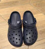 CORCS CROCS夏季經(jīng)典款洞洞鞋男士戶(hù)外沙灘鞋一腳蹬平跟防滑女涼拖鞋 深藍色經(jīng)典款 40 =M7W9 曬單實(shí)拍圖