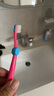 莎卡（sanita-denti）兒童牙刷 2-5歲細(xì)軟毛護(hù)齦防蛀乳牙防滑手柄硅膠舌苔刷輕巧便攜 曬單實(shí)拍圖