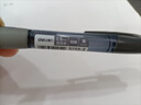 得力（deli）臻順滑中性筆簽字筆 0.5mm子彈頭按動筆水筆 辦公用品 黑色 12支/盒S08 曬單實拍圖