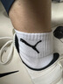 PUMA/彪馬襪子男士中筒休閑運(yùn)動(dòng)風(fēng)棉襪3雙裝 白色 均碼 曬單實(shí)拍圖