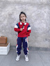 G.DUCKKIDS小黃鴨童裝女童春秋套裝2025新款兒童衣服女大童秋裝運(yùn)動(dòng)服兩件套 酒紅色 120 建議110-120cm6-7歲 曬單實(shí)拍圖