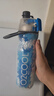 O2COOL噴霧水杯兒童學(xué)生噴水杯子成人戶外運(yùn)動(dòng)健身保冷降溫?cái)D壓軟水壺 藍(lán)色水滴590ml（熱賣） 曬單實(shí)拍圖
