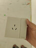 施耐德電氣開關(guān)插座86型嵌入式插座冰箱內(nèi)嵌式插座隱藏式插座 10A五孔 白色內(nèi)嵌 插座 曬單實拍圖