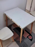 朗程折疊餐桌家用小戶(hù)型可伸縮4-6人吃飯餐桌椅子全套出租房2025新款 一桌2椅*經(jīng)典鐵藝椅丨白色120*80cm 曬單實(shí)拍圖