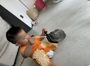 G. DUCKKIDS小黃鴨嬰兒衣服爬行服夏季拖地裝寶寶爬爬服兒童連體衣擦地板防臟 桔色短袖9分褲薄 夏（送護(hù)肘） 90cm 90碼（身高75-83厘米，19- 曬單實(shí)拍圖