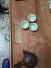 神雕（SHEN DIAO）整塊花梨木茶盤家用單層實(shí)木茶盤辦公室大號(hào)功夫茶具套裝中式茶臺(tái) 花梨雙魚茶盤(65x33)+茶桶套裝 曬單實(shí)拍圖