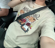 婧麒孕婦裝夏裝上衣短袖棉寬松T恤短褲遮肚子可愛印花套裝大碼韓版 T恤【小熊】杏色Jwc63770 XXL 曬單實(shí)拍圖