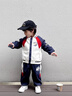 G.DUCKKIDS小黃鴨聯(lián)名奧特曼衣服男童套裝春秋季2024新款兒童運(yùn)動(dòng)兩件套寶寶 藏青色套裝 110 建議4~5歲【100-110cm】 曬單實(shí)拍圖