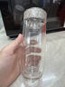 寶菲尼鵝蛋杯男士雙層純鈦玻璃杯保溫高檔個(gè)人專(zhuān)用泡茶杯水晶高端水杯子 鵝蛋杯-白色330ml1只 曬單實(shí)拍圖