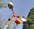 美燕 驅鳥器果園專用全自動太陽能趕鳥神器戶外防鳥語音嚇唬鳥魚塘 大號彩色多棱底座【70種聲音】 曬單實拍圖