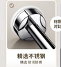 未來式 免打孔不銹鋼伸縮桿晾衣桿陽臺晾衣架支撐桿門簾桿衛(wèi)生間掛衣桿 1.0米-1.7米墻距適用 曬單實(shí)拍圖