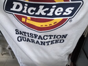 dickieslogo印花短袖T恤情侶款圓領(lǐng)休閑男裝T恤 DK007088 白色 S  曬單實(shí)拍圖