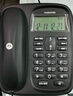 摩托羅拉（Motorola）CL101C數(shù)字無(wú)繩電話機(jī) 無(wú)線座機(jī)子母機(jī) 辦公家用大屏幕 雙清晰免提固話（插電話線或光貓使用） CL101C一拖一黑色 曬單實(shí)拍圖