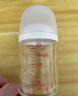 貝親奶瓶 嬰兒奶瓶 新生兒防脹氣奶瓶 玻璃寬口徑仿母乳親喂感 160ml配SS奶嘴 0-3個月 曬單實拍圖