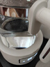 摩飛電器（Morphyrichards）電熱水壺全玻璃恒溫壺家用熱水壺?zé)畨仞B(yǎng)生煮茶壺多段控溫電水壺極速風(fēng)冷沖奶泡奶機(jī)MR5602 1.2L 椰奶白 曬單實拍圖