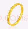 周大福 魚(yú)鱗圓點(diǎn)黃金戒指女(工費(fèi)160)14號(hào)約1.15g EOF1297 曬單實(shí)拍圖