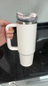 STANLEY巨無霸吸管杯水杯保溫杯大容量不銹鋼杯子車載辦公887ML-晶粉色 曬單實拍圖