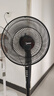 美的（Midea）電風(fēng)扇家用風(fēng)扇 落地扇 立式輕音節(jié)能強(qiáng)風(fēng)電扇 宿舍降溫循環(huán)柔風(fēng)自然風(fēng)桌面小風(fēng)扇 【7葉低噪】SAF35MA 曬單實(shí)拍圖
