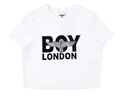 BOY LONDON夏季女款印花舒適潮牌時(shí)尚休閑街頭短袖T恤W01926 白色 L 曬單實(shí)拍圖