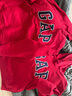 GAP男女裝春季款抓絨logo連帽衛(wèi)衣經(jīng)典寬松上衣美版674148 紅色 S 美碼 M亞洲碼175/92A 曬單實拍圖