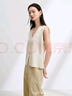EP雅瑩女裝 醋酸垂感易打理針織馬甲上衣背心 2025夏季新款9013A 白色 S 曬單實拍圖