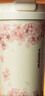 Vanow Kids櫻花咖啡保溫杯女士高顏值七夕禮物送女友陶瓷內(nèi)膽隨行水杯子禮盒 曬單實(shí)拍圖