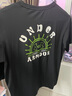 安德瑪（Under Armour）兒童春夏短袖男女童休閑戶外寬松印花圓領(lǐng)短T童裝短上衣252320305 黑色 150 曬單實(shí)拍圖