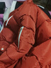 名芮珊羽絨服女中長款修身皮面反季女韓版寬松襖2024年新款冬裝小個子加 黃色 S 80-95斤 曬單實(shí)拍圖