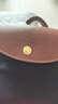 瓏驤（LONGCHAMP）女士Le Pliage Original系列中號可折疊手提雙肩背女包 10284 089 001 黑色 曬單實(shí)拍圖