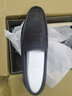 奧康官方男鞋 素面簡(jiǎn)約男士日常平底皮鞋套腳商務(wù)休閑男鞋 黑色 41 曬單實(shí)拍圖