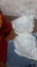 蕾絲韓版抹胸內衣無(wú)肩帶無(wú)鋼圈文胸女士打底防走光隱形內衣帶胸墊 一件裝白色 M 7090斤 曬單實(shí)拍圖