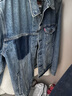 Levi's【商場(chǎng)同款】李維斯男士潮流牛仔外套 淺藍(lán)色 0015E-0006 M 曬單實(shí)拍圖