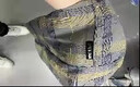 皮爾卡丹（pierre cardin）冰絲速干七分短褲男士夏季薄款透氣修身直筒潮流格子休閑過膝中褲 088黑色 2XL (建議140-155斤) 曬單實拍圖