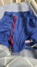 EQLZ義闊官方籃球學(xué)院針織精英球褲男子籃球短褲五分褲男無(wú)中生有 校園藍 S 曬單實(shí)拍圖
