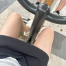 迪卡儂（DECATHLON）運動短褲女跑步健身徒步寬松夏訓練速干休閑褲戶外裙褲短裙 黑灰色 36 曬單實拍圖