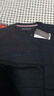 TOMMY HILFIGER【重工刺繡】夏男女平紋針織純棉潮流簽字體刺繡短袖上衣T恤02365 藏青色DW5 L (推薦：150-165斤) 曬單實(shí)拍圖
