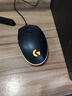 羅技（G）G102第二代游戲鼠標(biāo) RGB流光燈效鼠標(biāo) 輕量化  游戲級(jí)8000DPI傳感器 黑色 200-8000DPI 曬單實(shí)拍圖