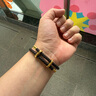 周大福男士可調(diào)節(jié)皮繩手繩 咖啡色 25cm  AX161 曬單實(shí)拍圖