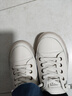卡帝樂(lè )鱷魚(yú)（CARTELO）品牌真皮女板鞋平底2025年新款小白鞋女士牛筋底休閑單鞋淺口防滑 曬單實(shí)拍圖